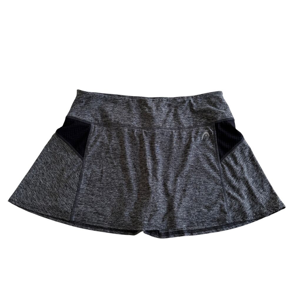 HEAD Women’s Medium Heathered Gray Stretch Active Skorts